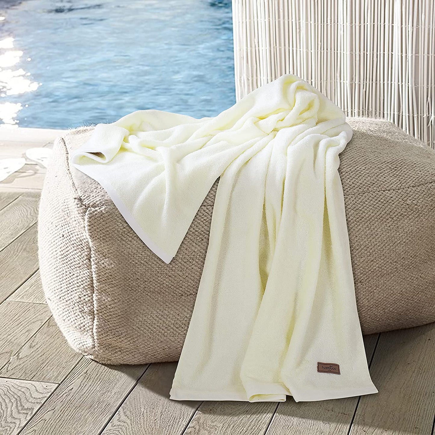 BAMBOO BATH TOWELS - HIGH ABSORBENT & SUPER SOFT 360 GSM