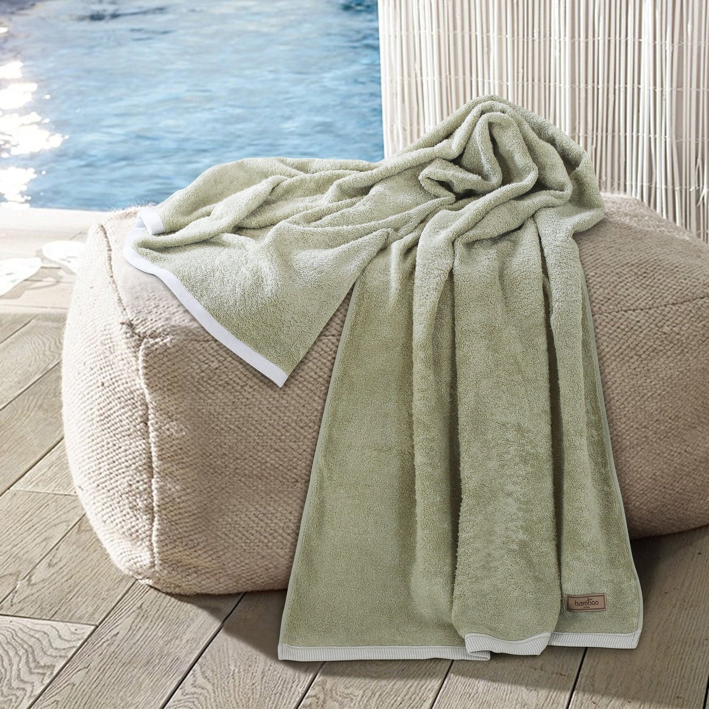 BAMBOO BATH TOWELS - HIGH ABSORBENT & SUPER SOFT 360 GSM