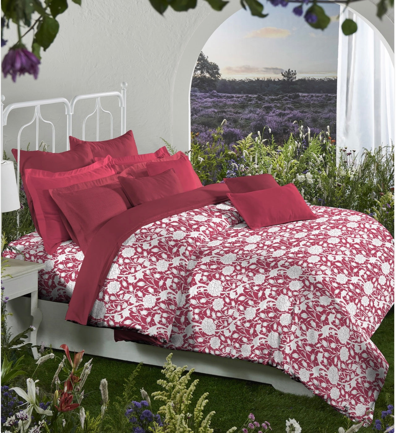 Aroma King Bedsheet Set, |180 TC Cotton|2 Pillow Covers