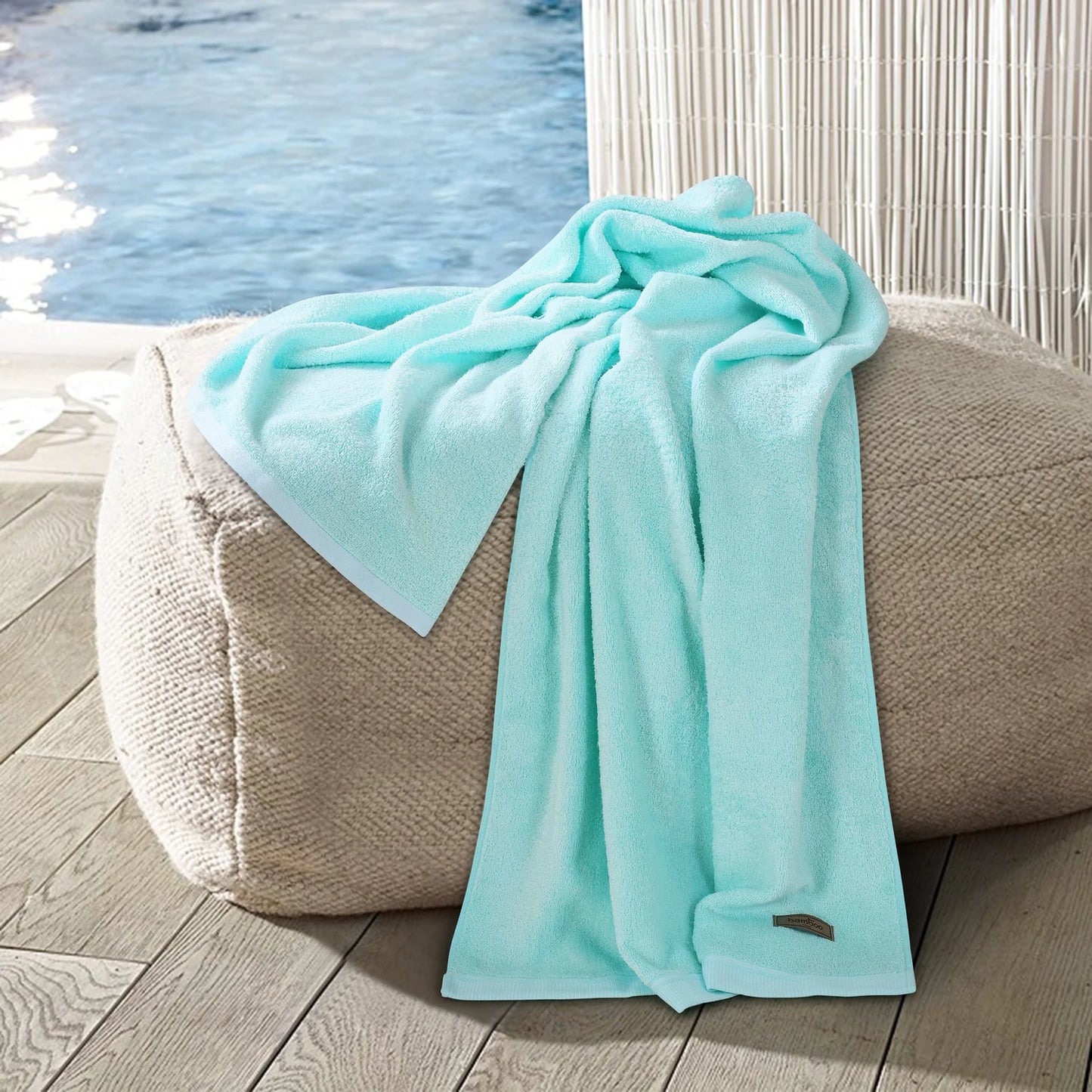 BAMBOO BATH TOWELS - HIGH ABSORBENT & SUPER SOFT 360 GSM