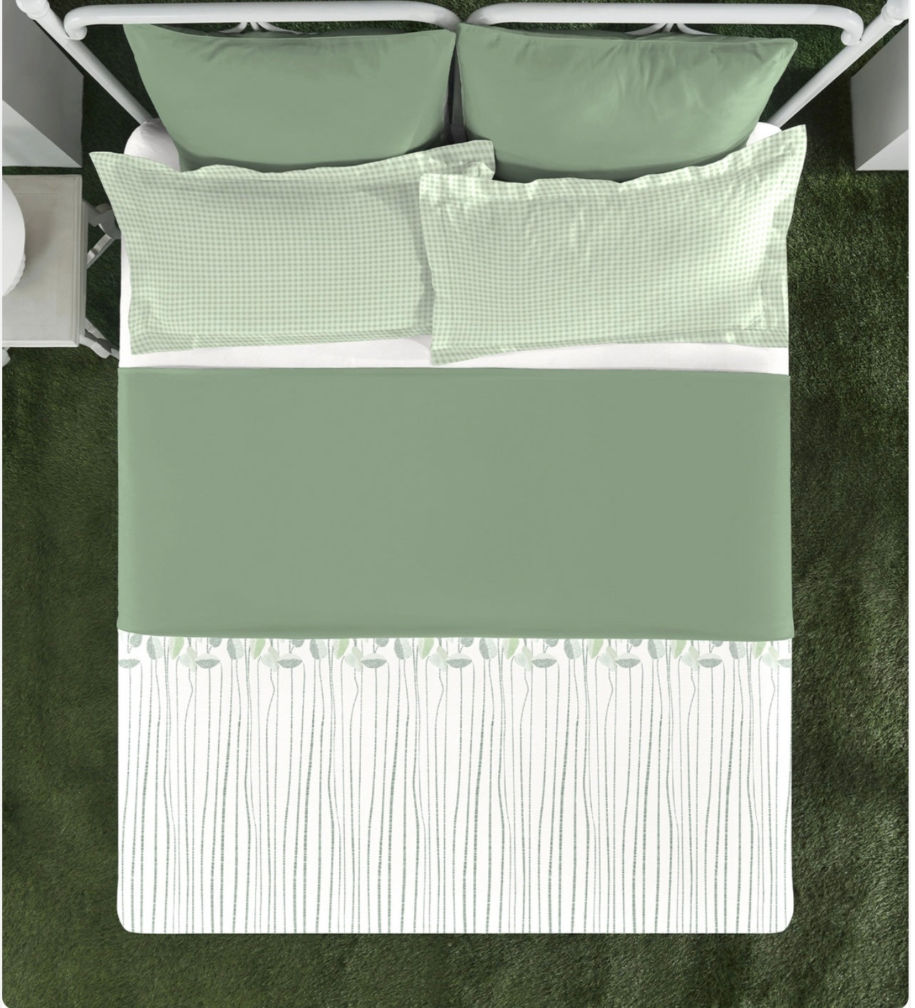 Aroma King Bedsheet Set, |180 TC Cotton|2 Pillow Covers