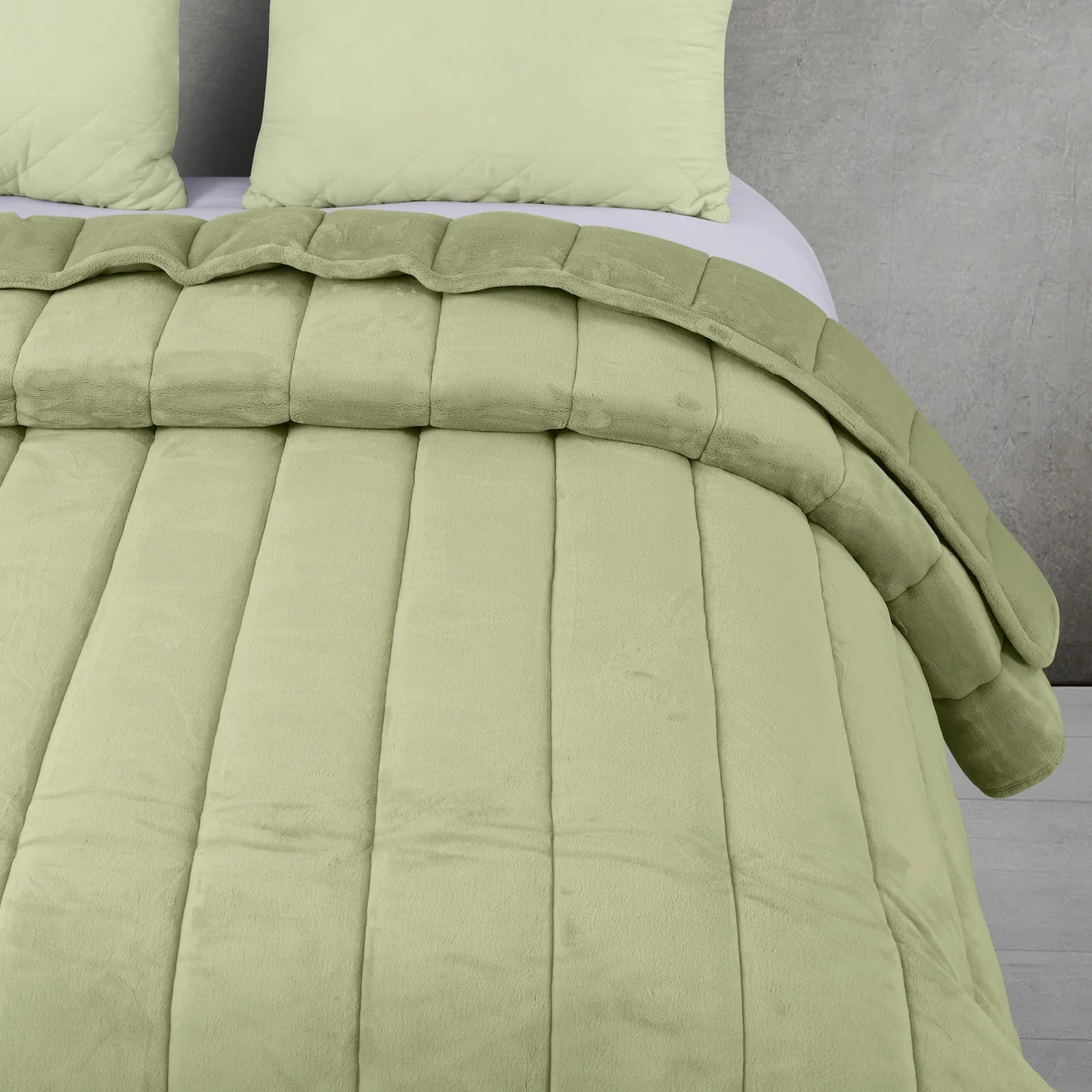 REVERSIBLE EXTREME WINTER QUILT - MOON WALKER - ULTRA SOFT ARCTIC POLAR FLEECE