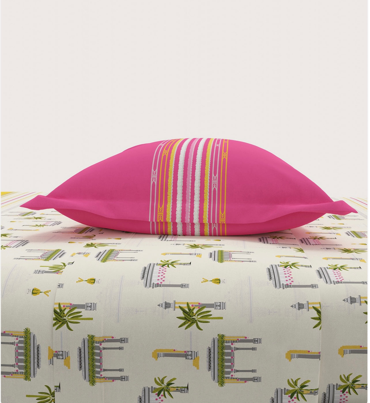 Home Essential Vasant King Bedsheet