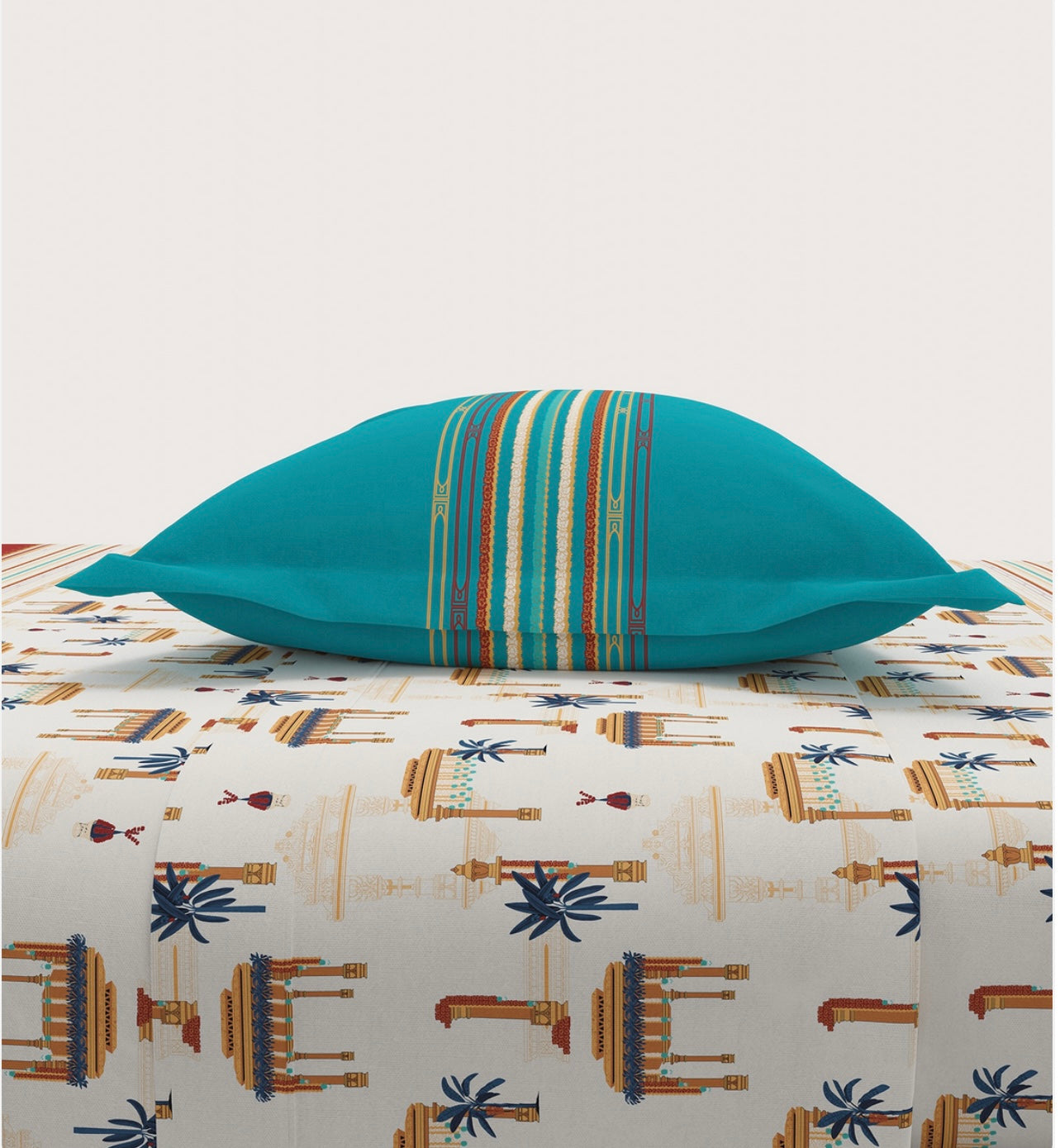 Home Essential Vasant King Bedsheet