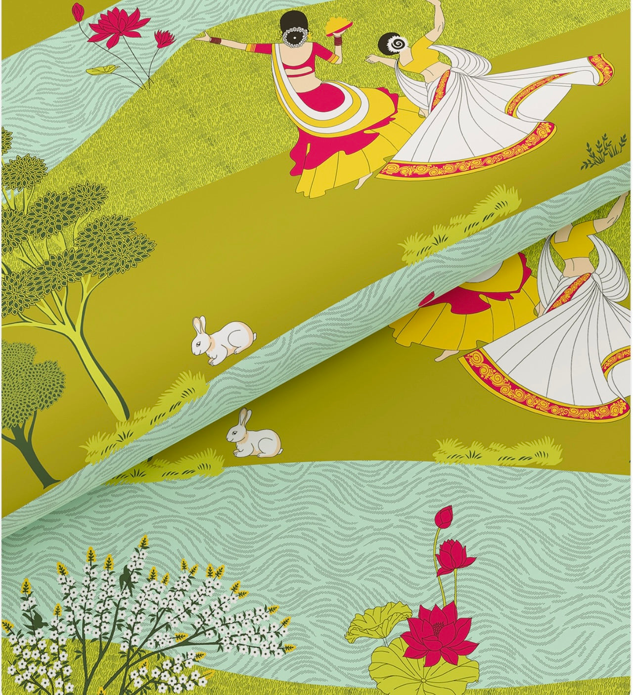 Home Essential Vasant King Bedsheet