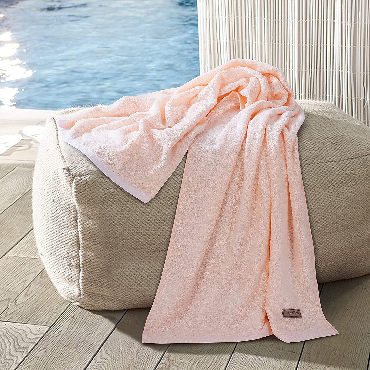 BAMBOO BATH TOWELS - HIGH ABSORBENT & SUPER SOFT 360 GSM