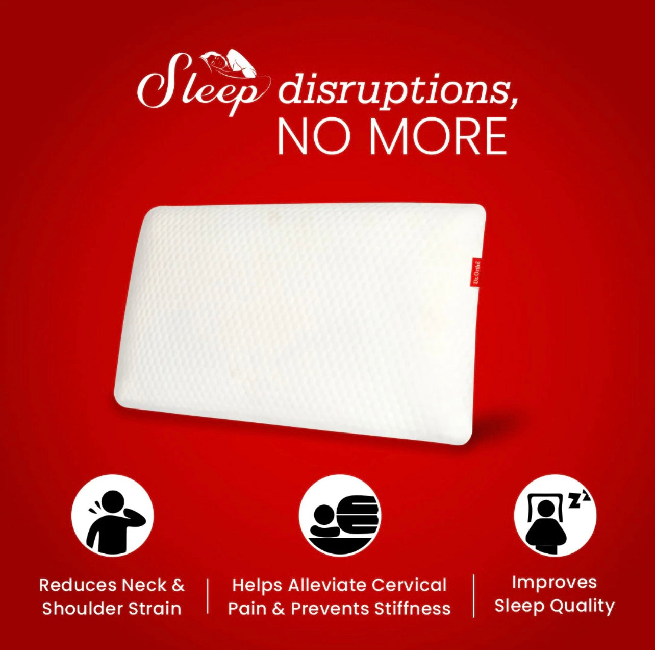 Ultra Thin Pillow | THIN YET SUPPORTIVE