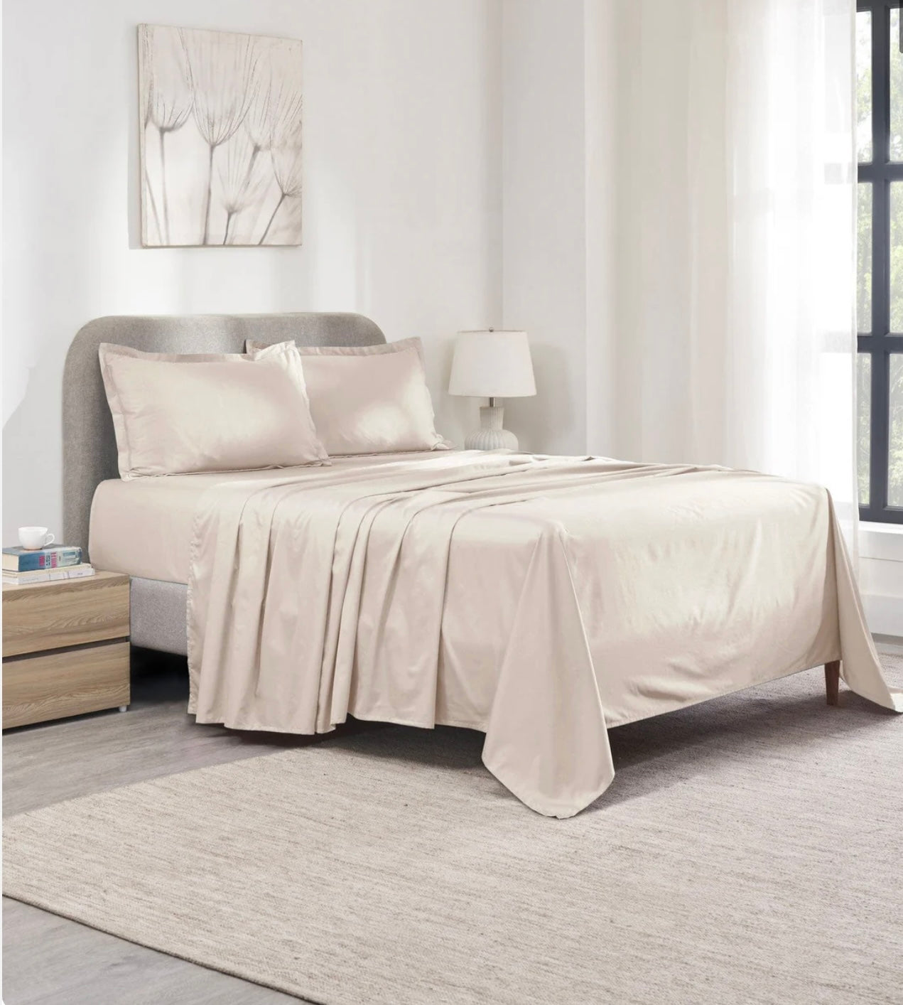 Indulgence Solid King Bedsheet