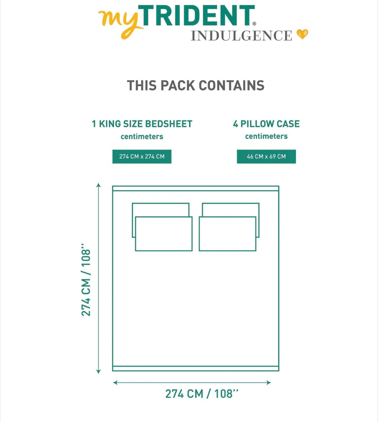 Indulgence Solid King Bedsheet