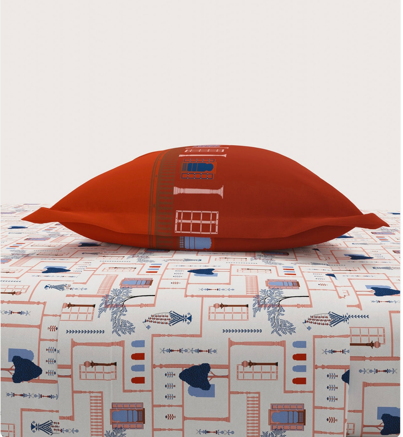Home Essential Vasant King Bedsheet